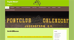 Desktop Screenshot of ponyclub-ohlendorf.de